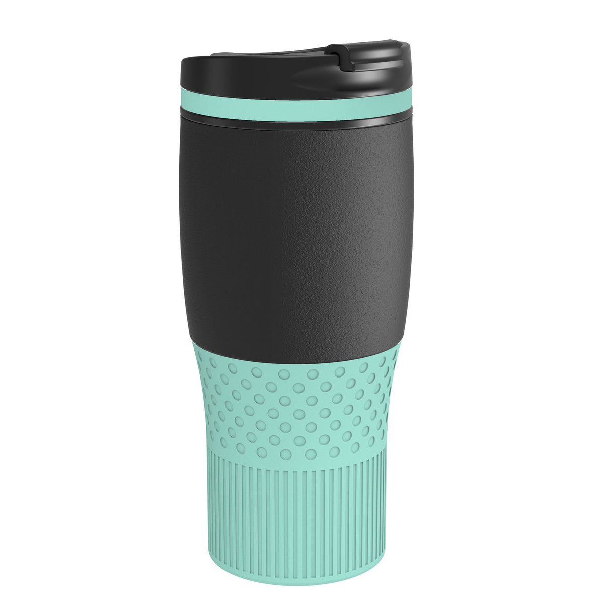 Becher: schwarz, Ring: mint, Hülle: mint