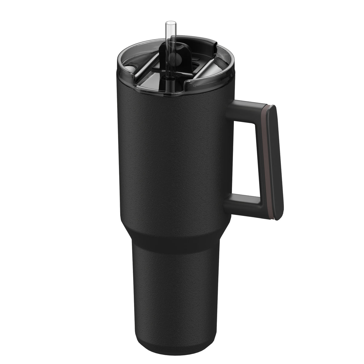 Becher: schwarz, Ring: braun