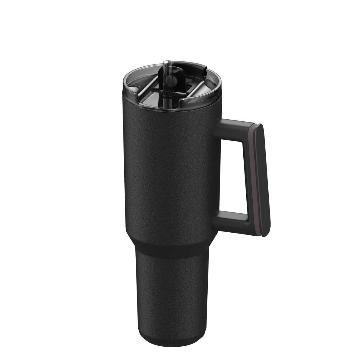 Becher: schwarz, Ring: braun