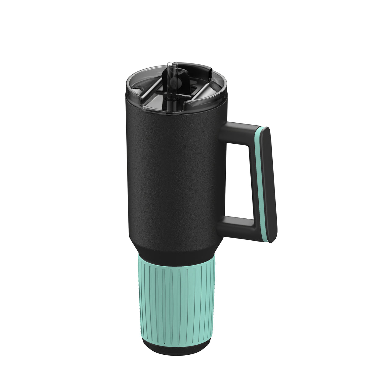 Becher: schwarz, Ring: mint, Hülle: mint