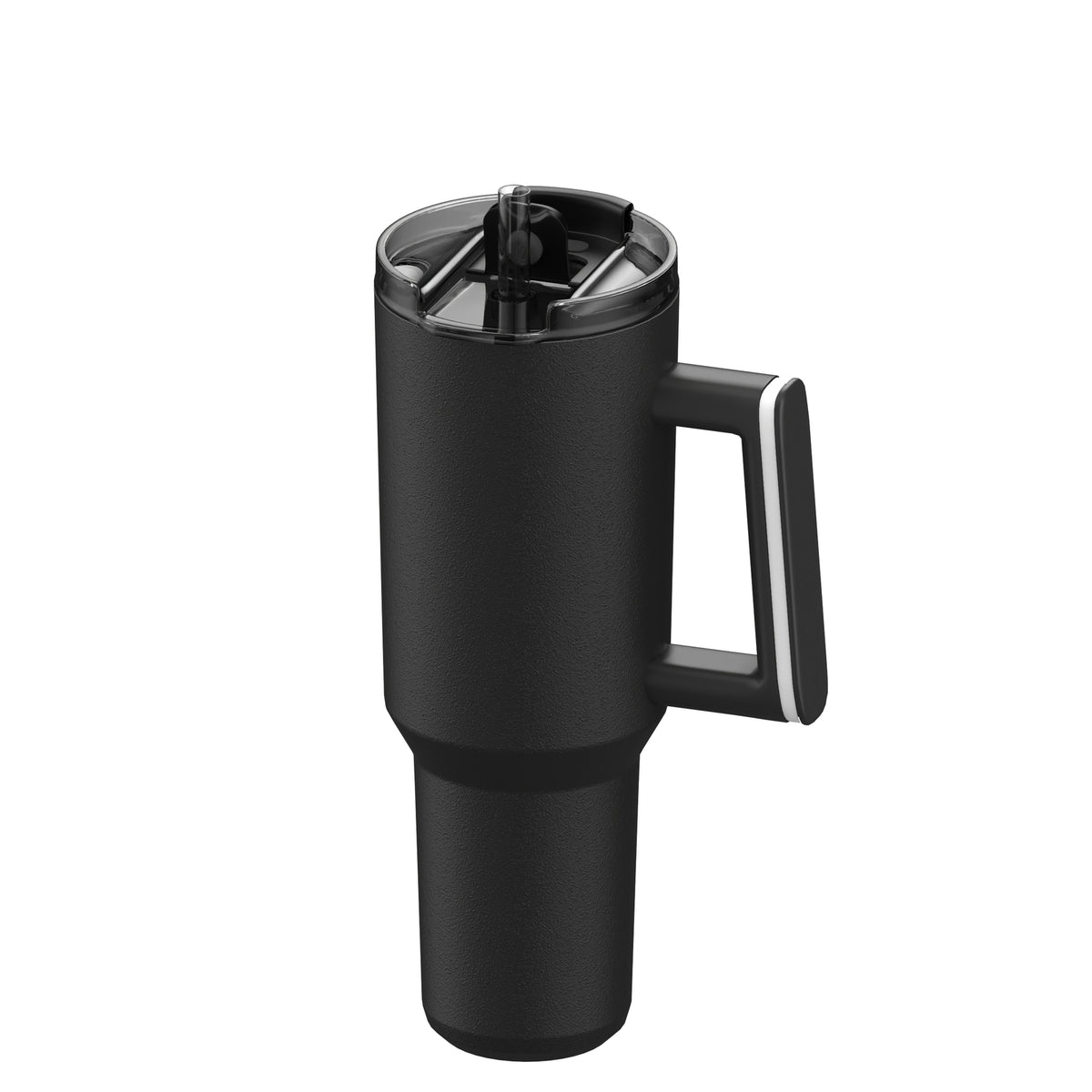 Becher: schwarz, Ring: weiß