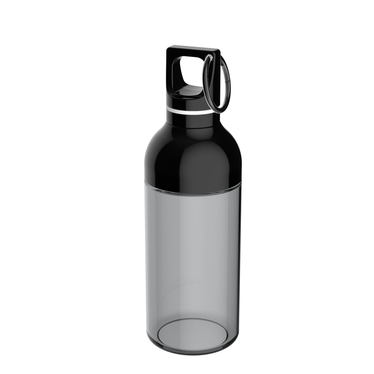Flasche: grau, Ring: weiß