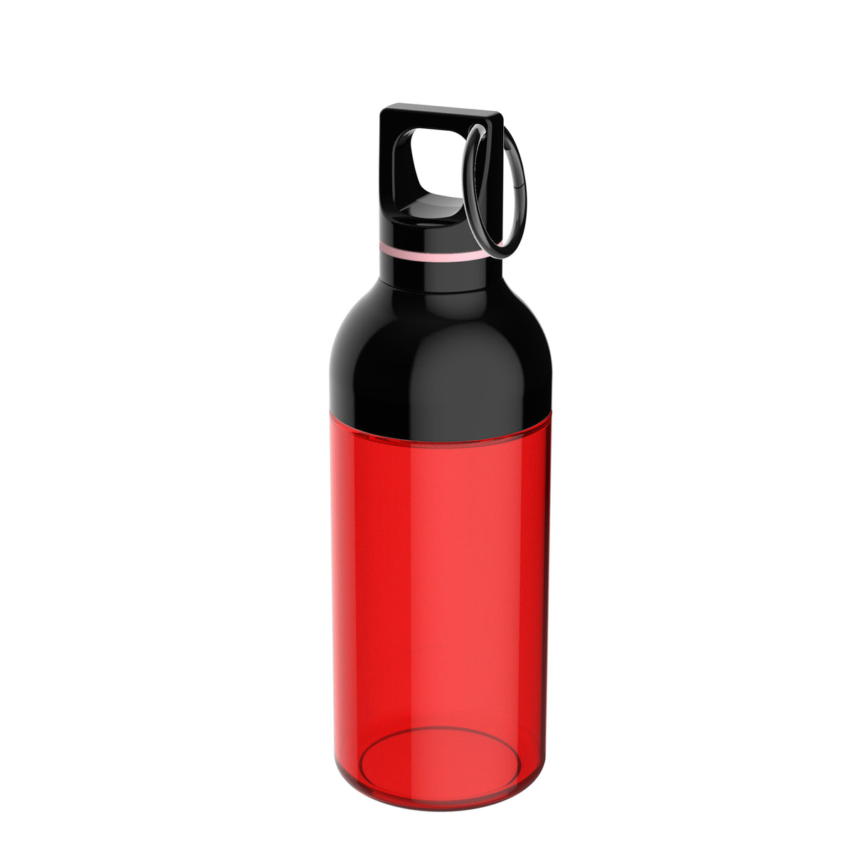 Flasche: rot, Ring: hellmagenta