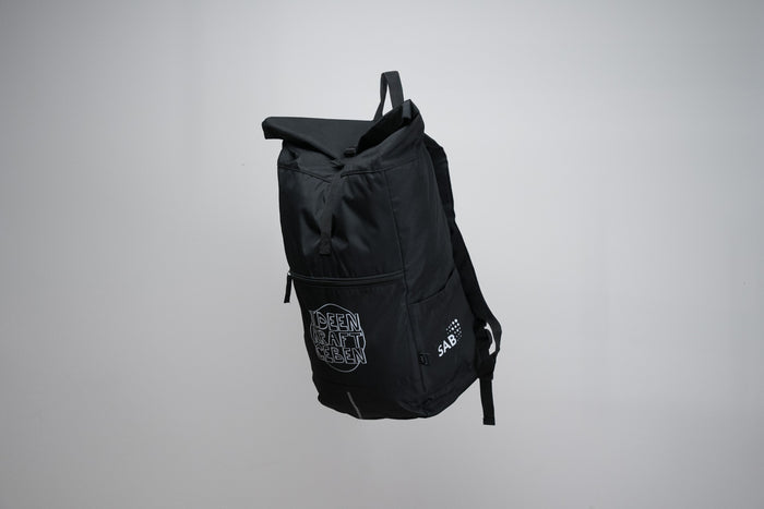 Rucksack aus rPET für Sächsische Aufbaubank, Kundenprojekt von Vanilla & Pepper
