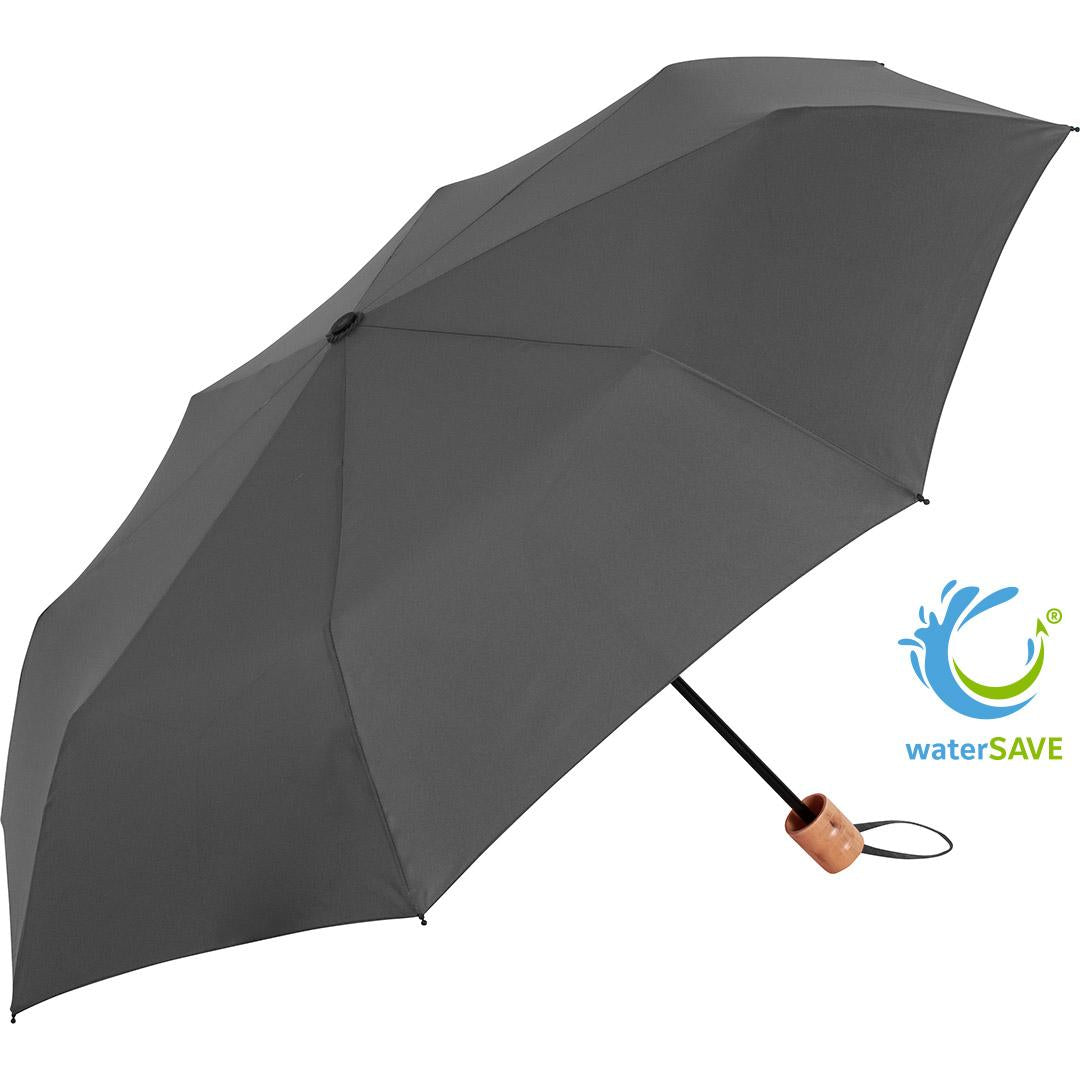 Taschenschirm Ökobrella in Grau.