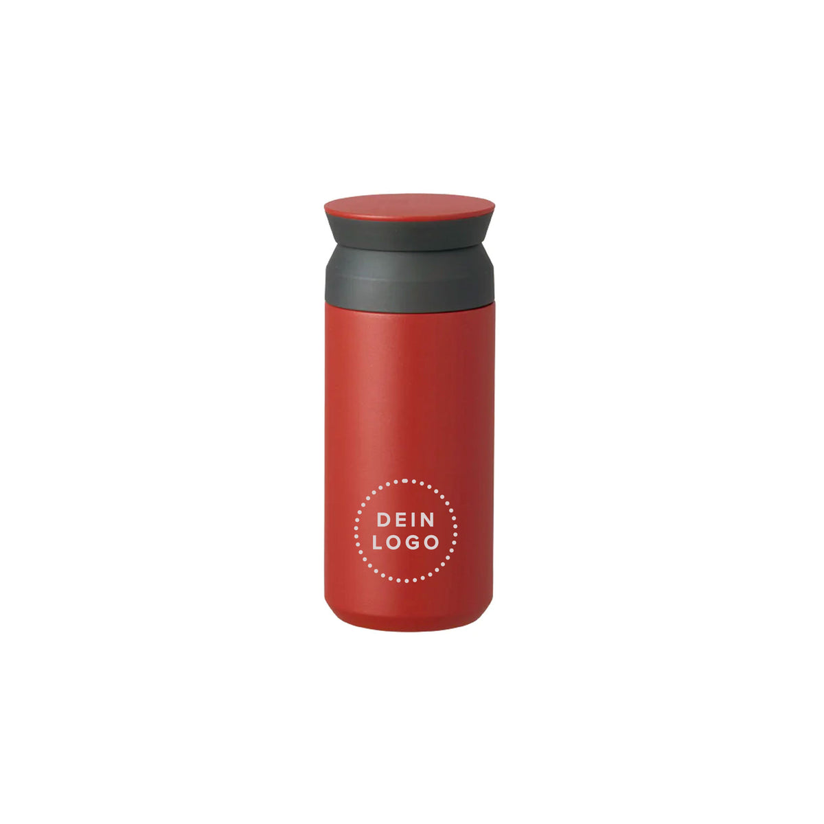 Thermosflasche in rot