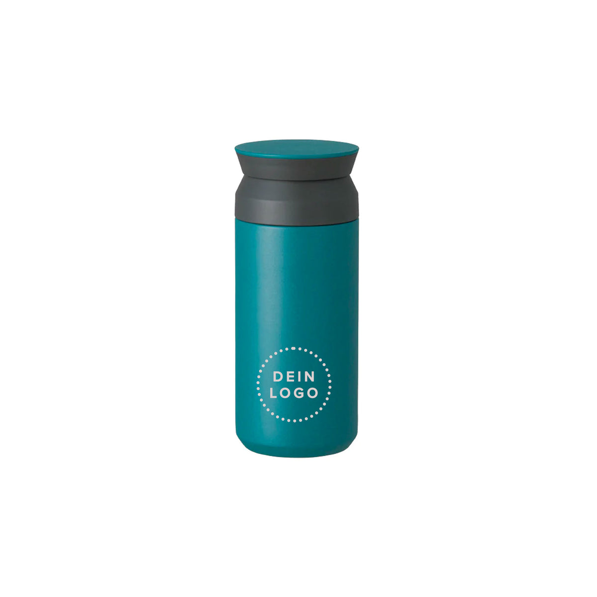 Thermosflasche in türkis