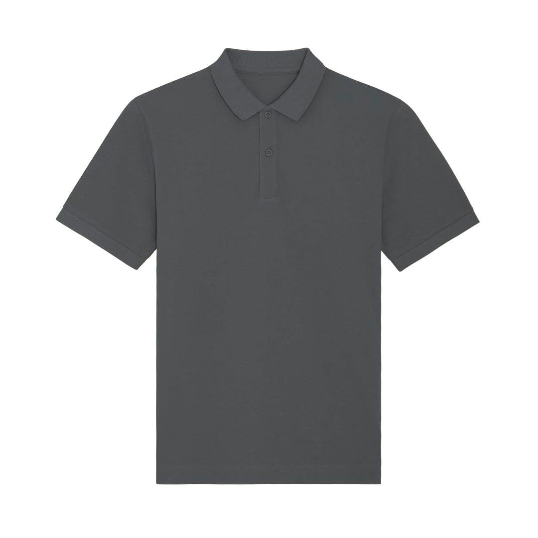 Unisex Poloshirt in anthrazit.