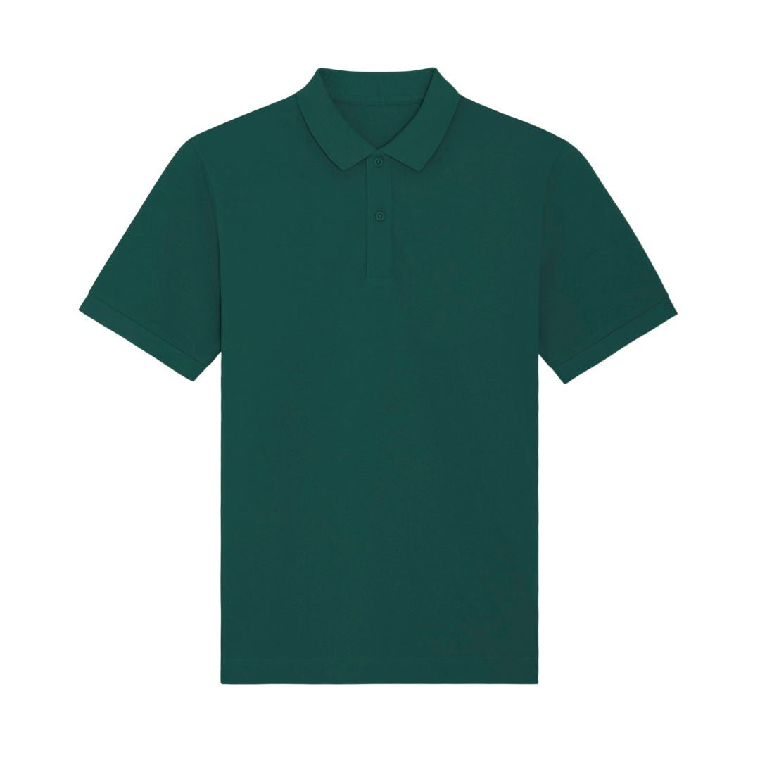 Unisex Poloshirt in Glazed Green.