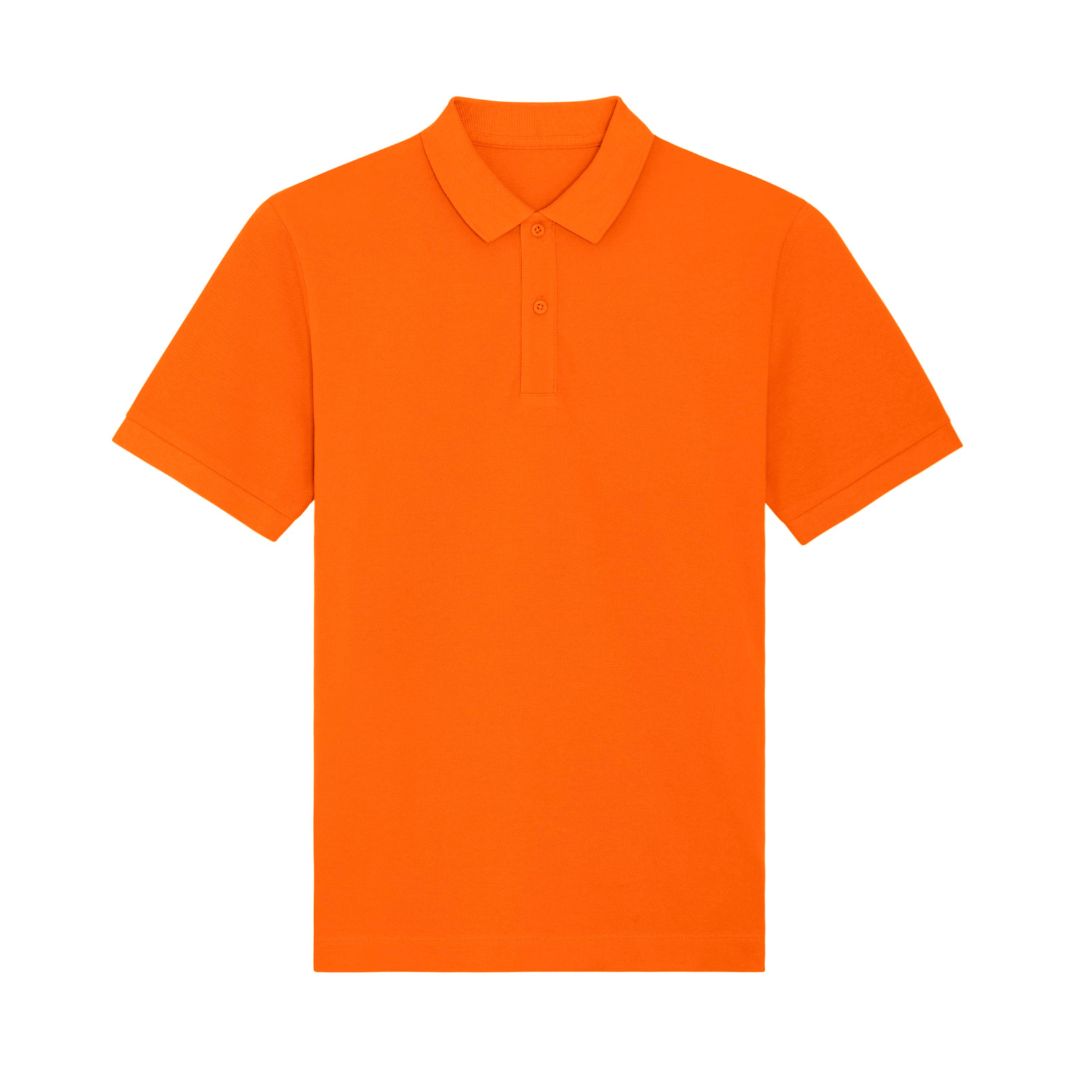 Unisex Poloshirt in Orange.