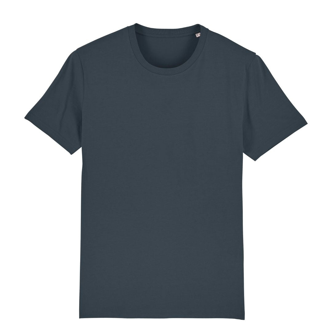 Unisex T-Shirt in Bleistiftgrau.
