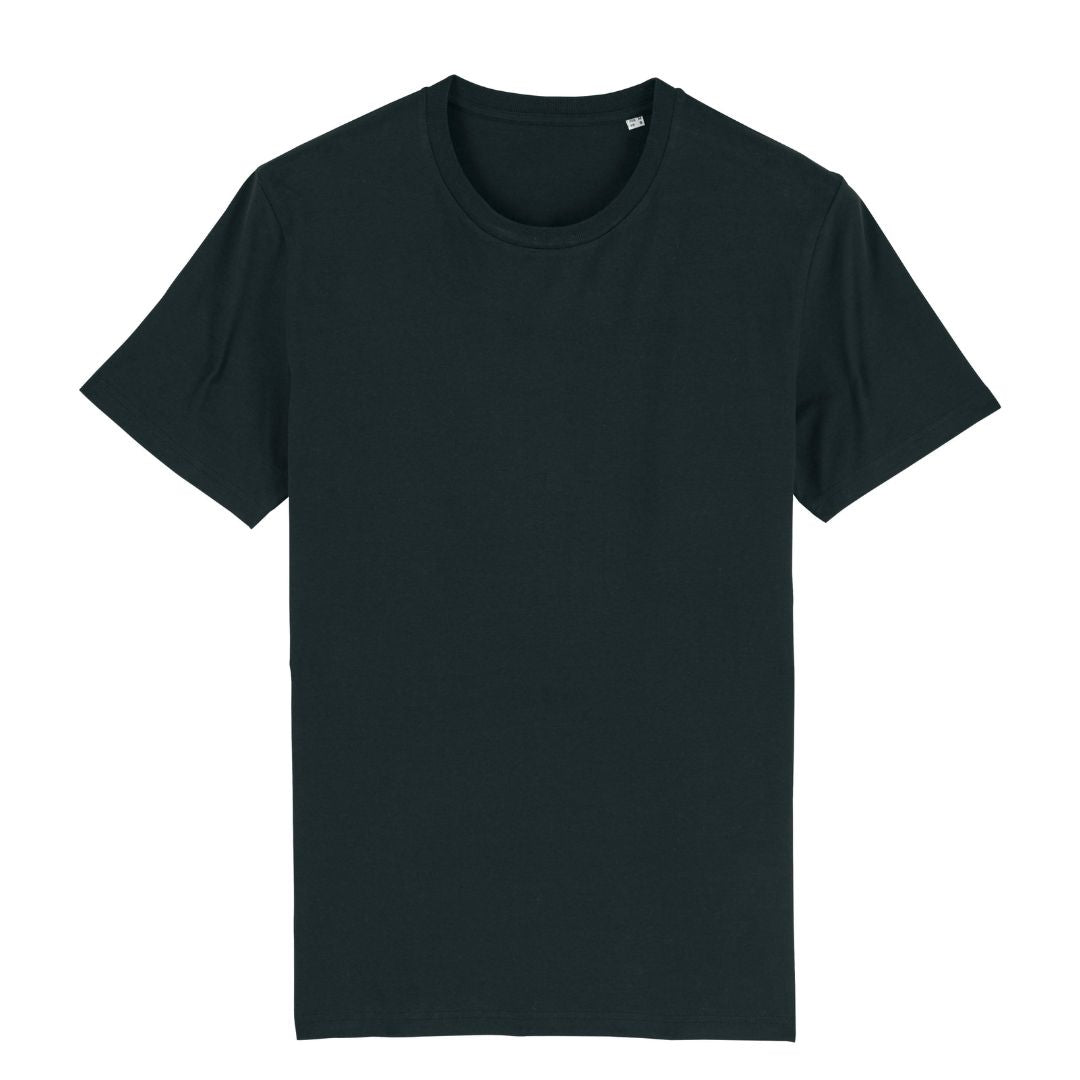 Unisex T-Shirt in Schwarz.