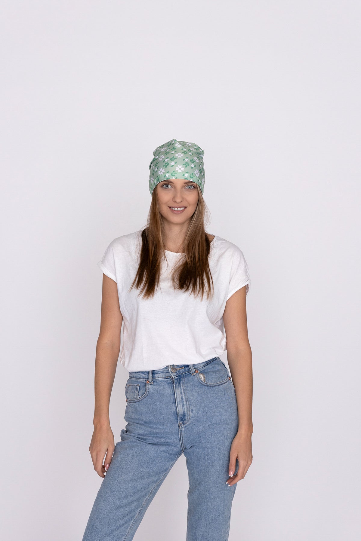 Beanie mit Logo, vollflächiger Sublimationsdruck