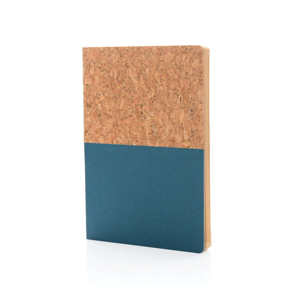 A5 Kork & Kraft Notizbuch – blau