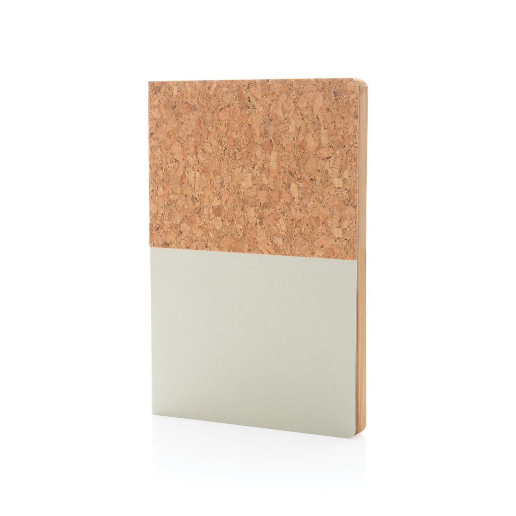 A5 Kork & Kraft Notizbuch – off white