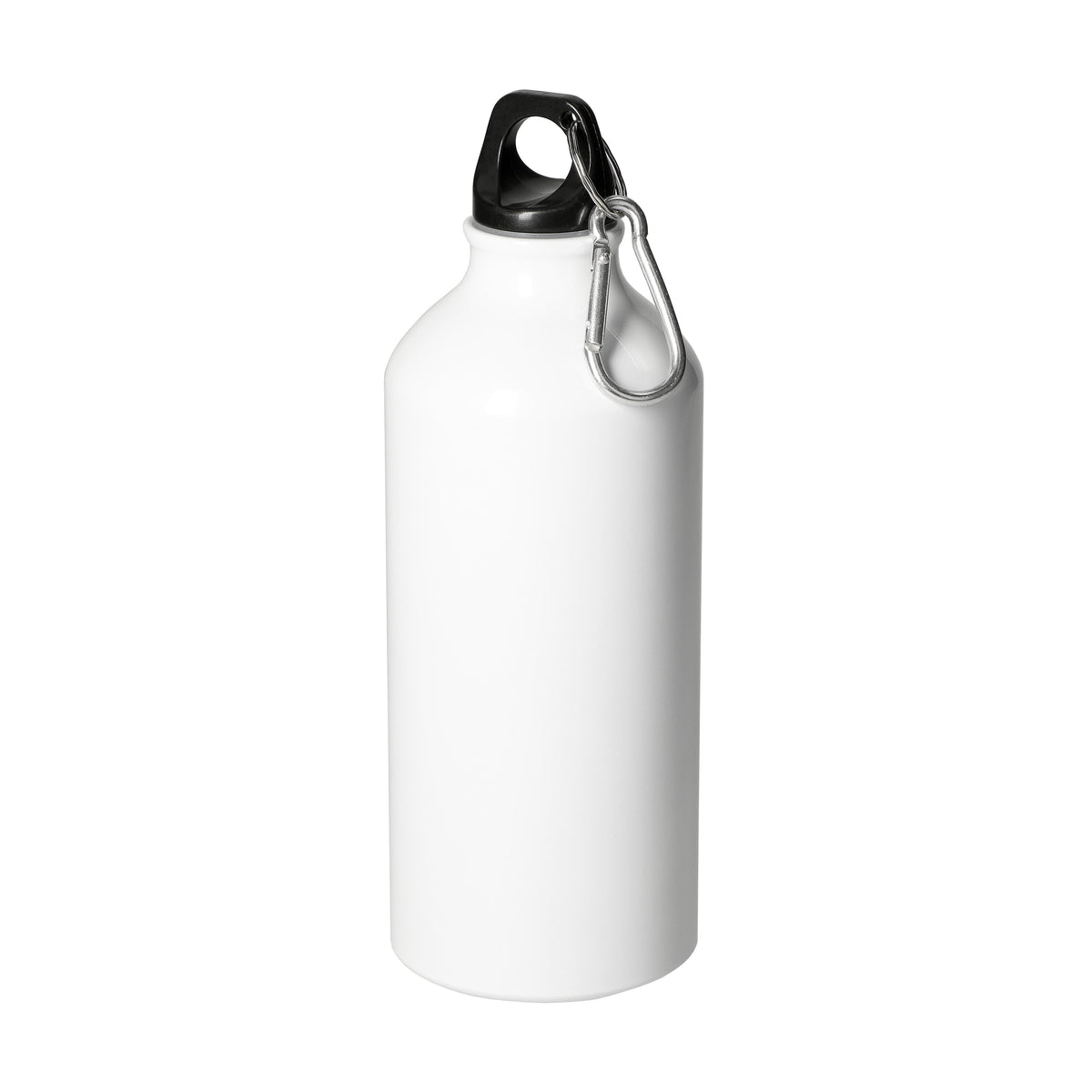 Aluminiumflasche „Sporty“ 0,6 l – Weiß