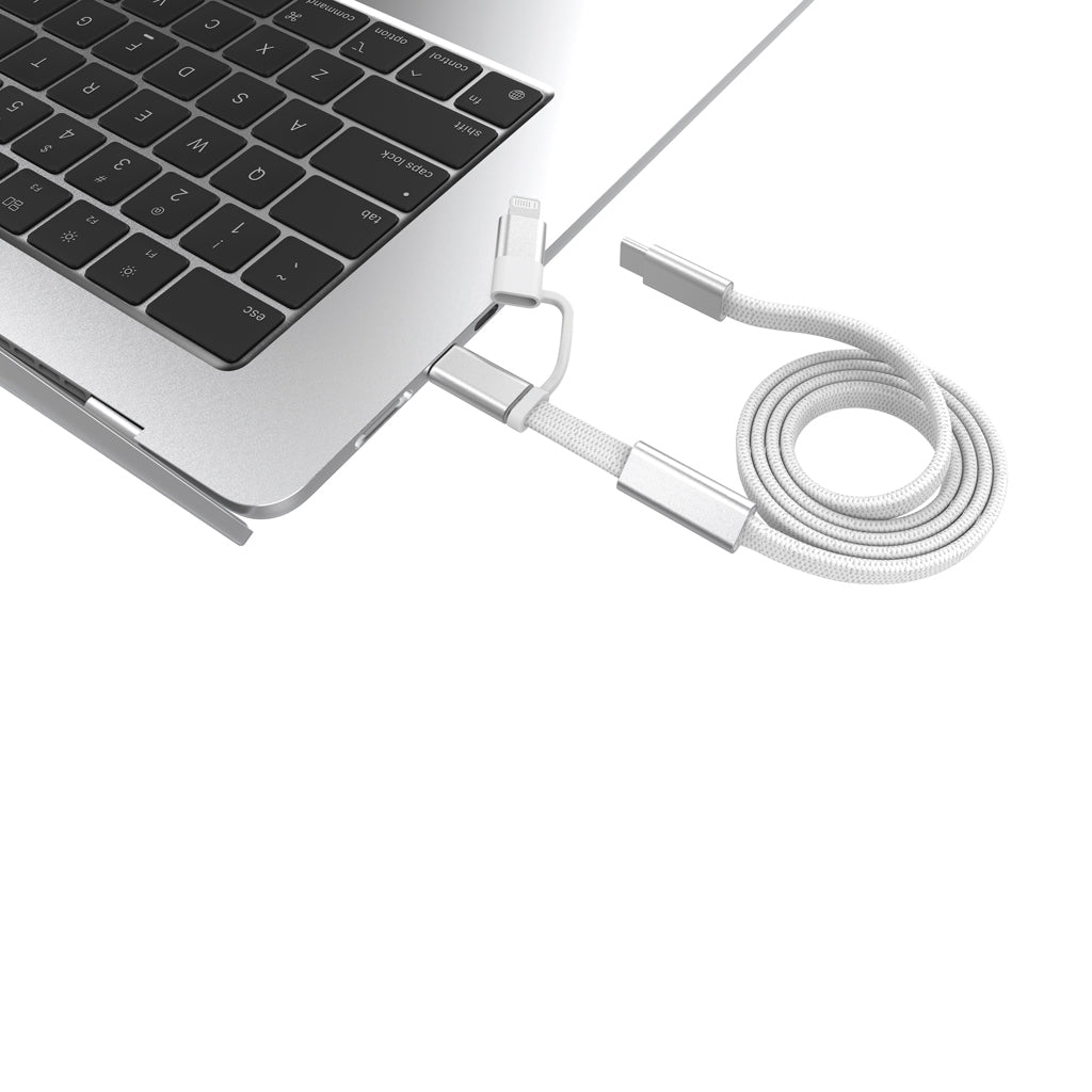 Arc RCS 60W 120cm 2-in-1 Schnellladekabel – grau