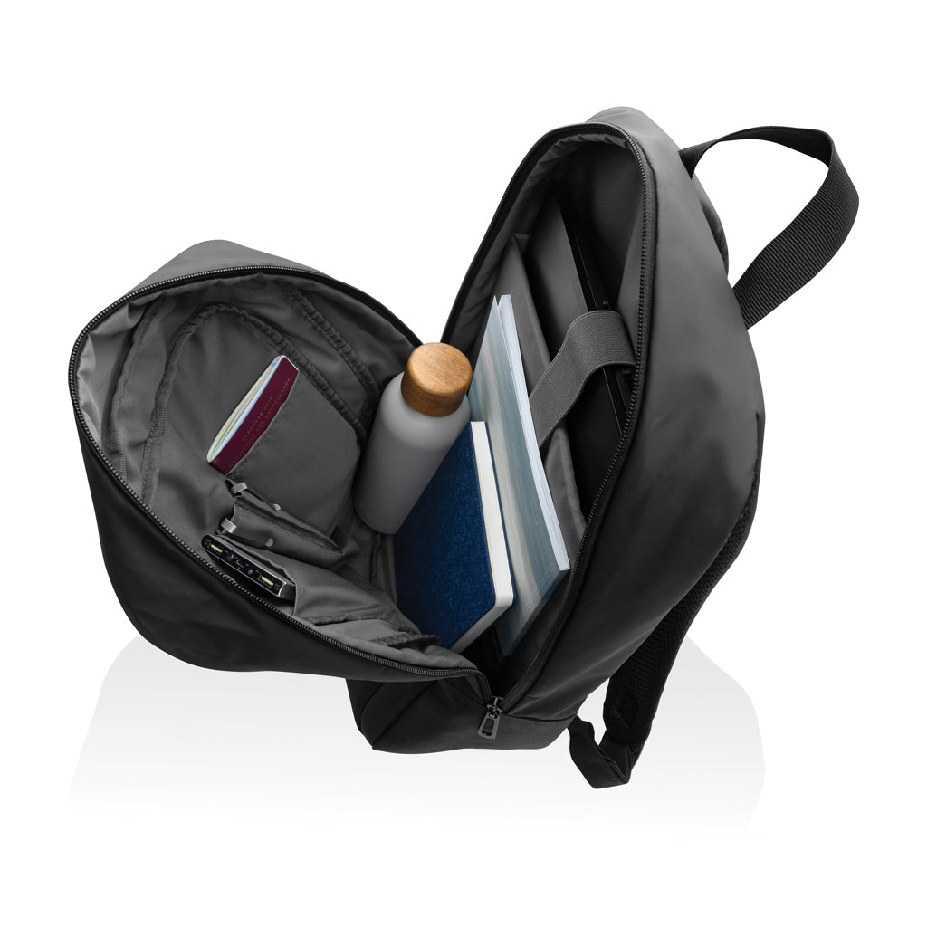 Armond AWARE™ RPET 15.6" Basic Laptop-Rucksack – schwarz