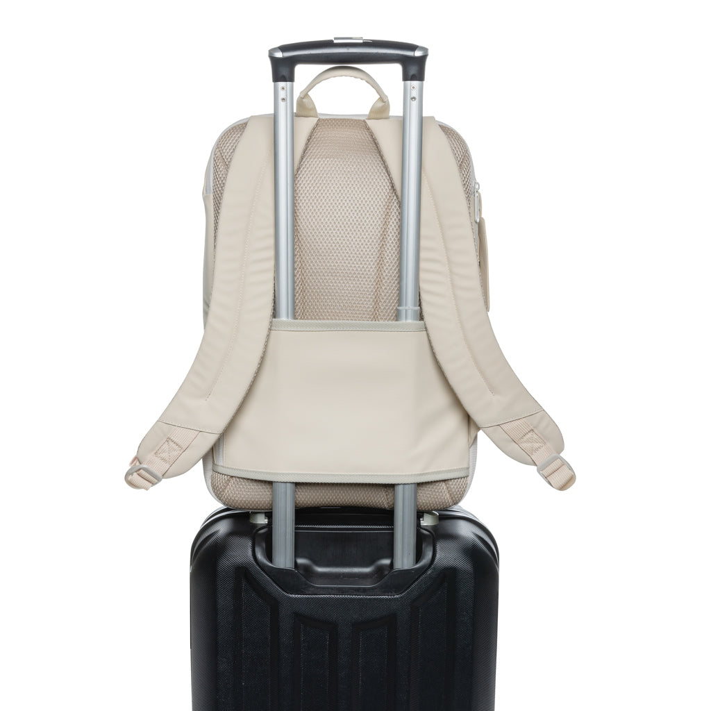 Armond AWARE™ RPET 15.6" Deluxe Laptop-Rucksack – beige