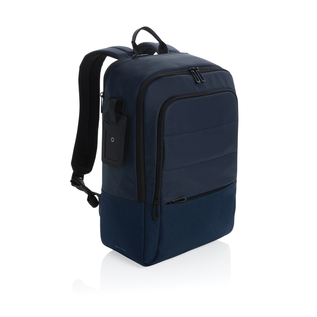 Armond AWARE™ RPET 15.6" Deluxe Laptop-Rucksack – navy blau