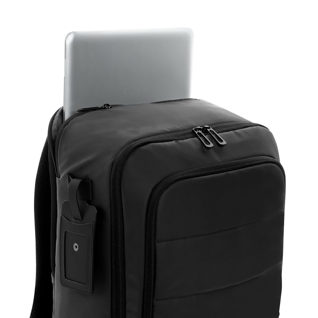 Armond AWARE™ RPET 15.6" Deluxe Laptop-Rucksack – schwarz