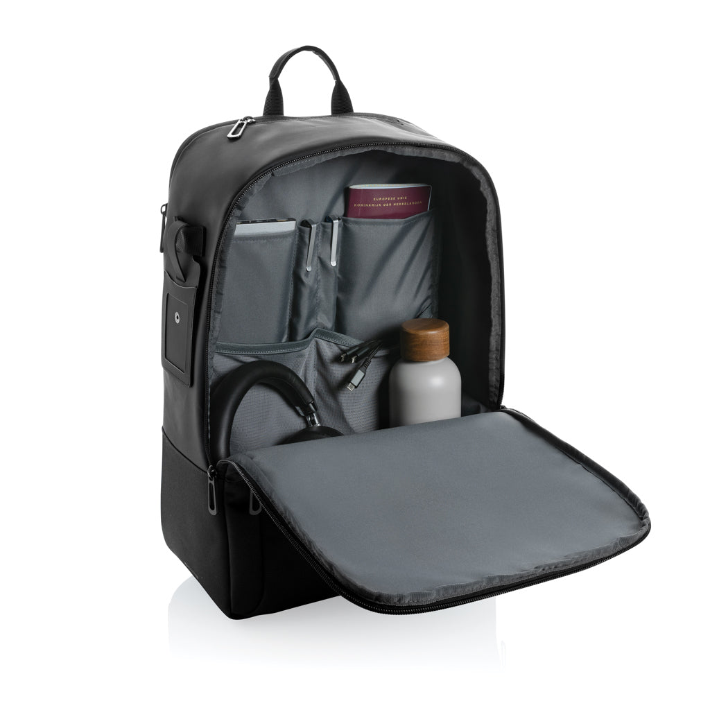 Armond AWARE™ RPET 15.6" Deluxe Laptop-Rucksack – schwarz