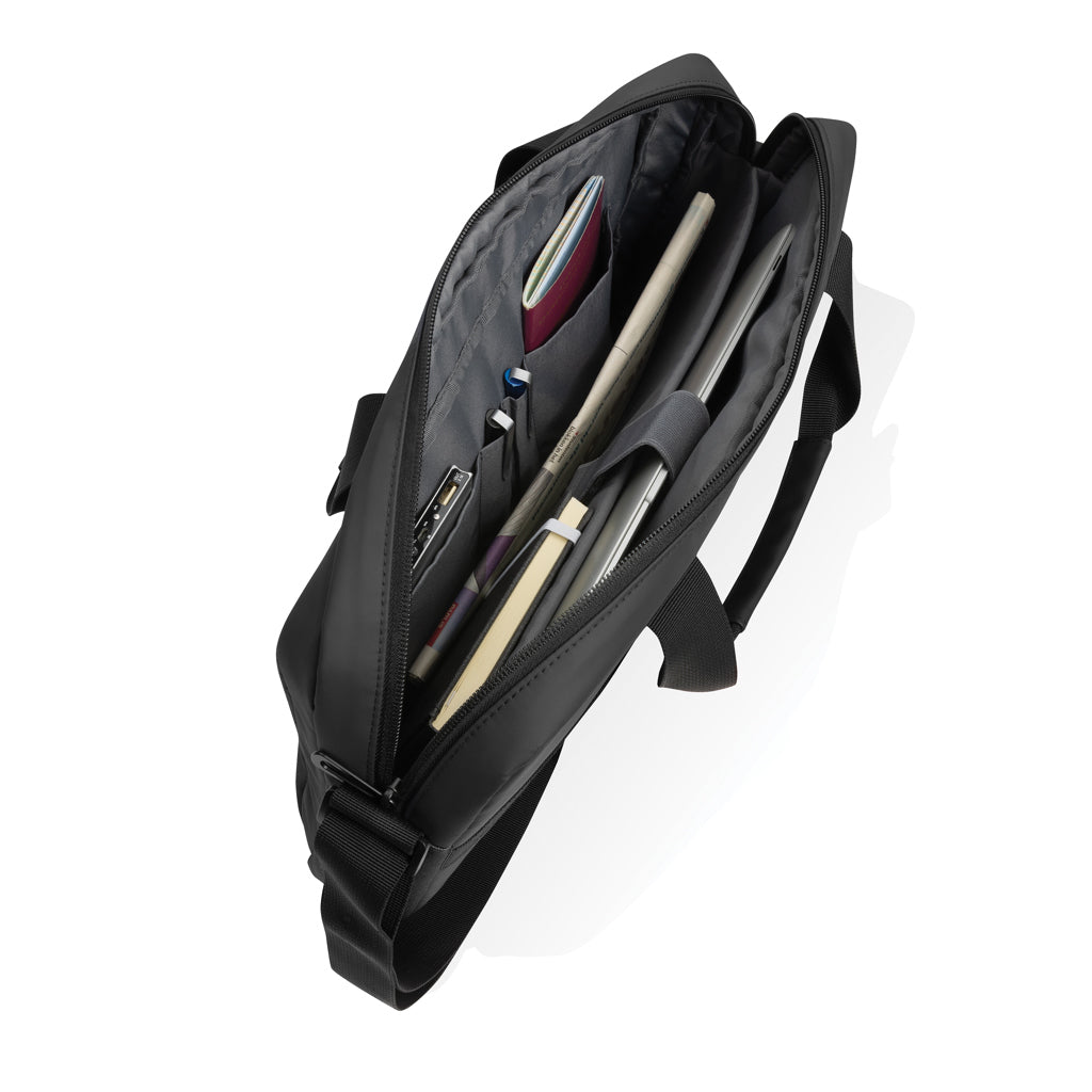Armond AWARE™ RPET 15.6" Laptop-Tasche – schwarz