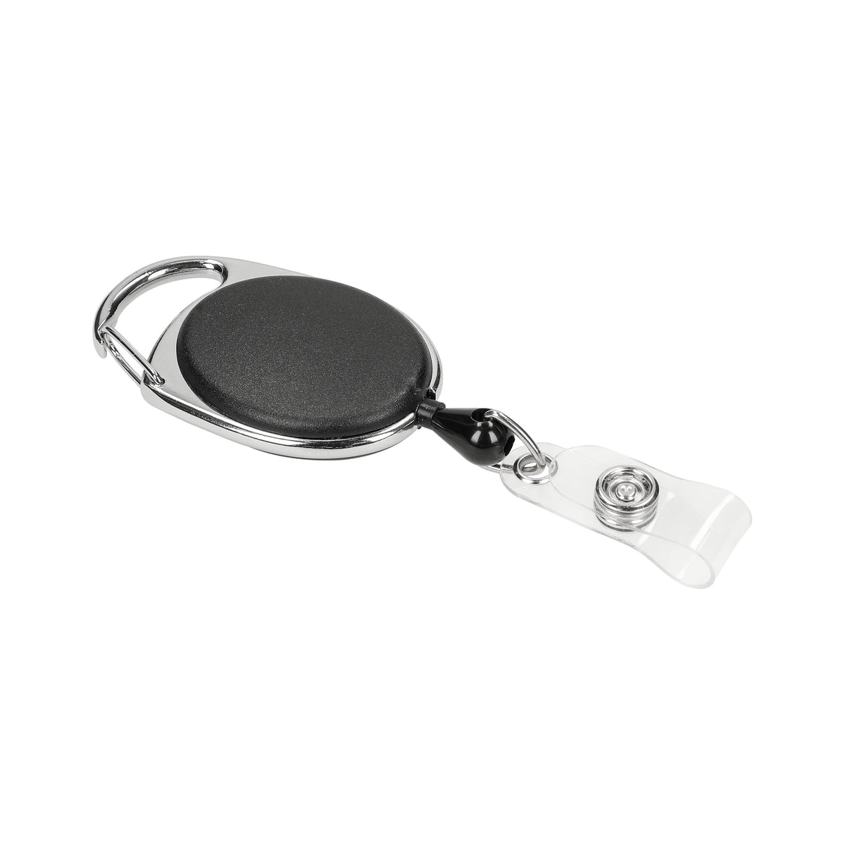 Ausweishalter „Badge“ – Schwarz/silber
