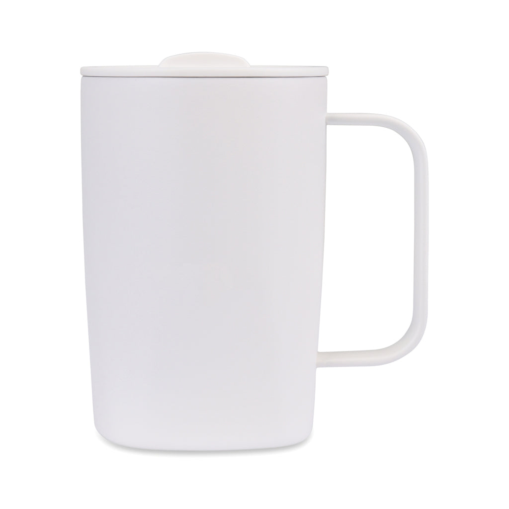 Aviana™ Rowan RCS recycelter Becher 450ml – weiß