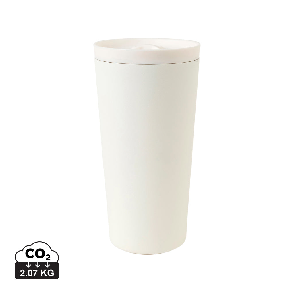 Aviana™ Rowan RCS recycelter Thermobecher 500ml – weiß