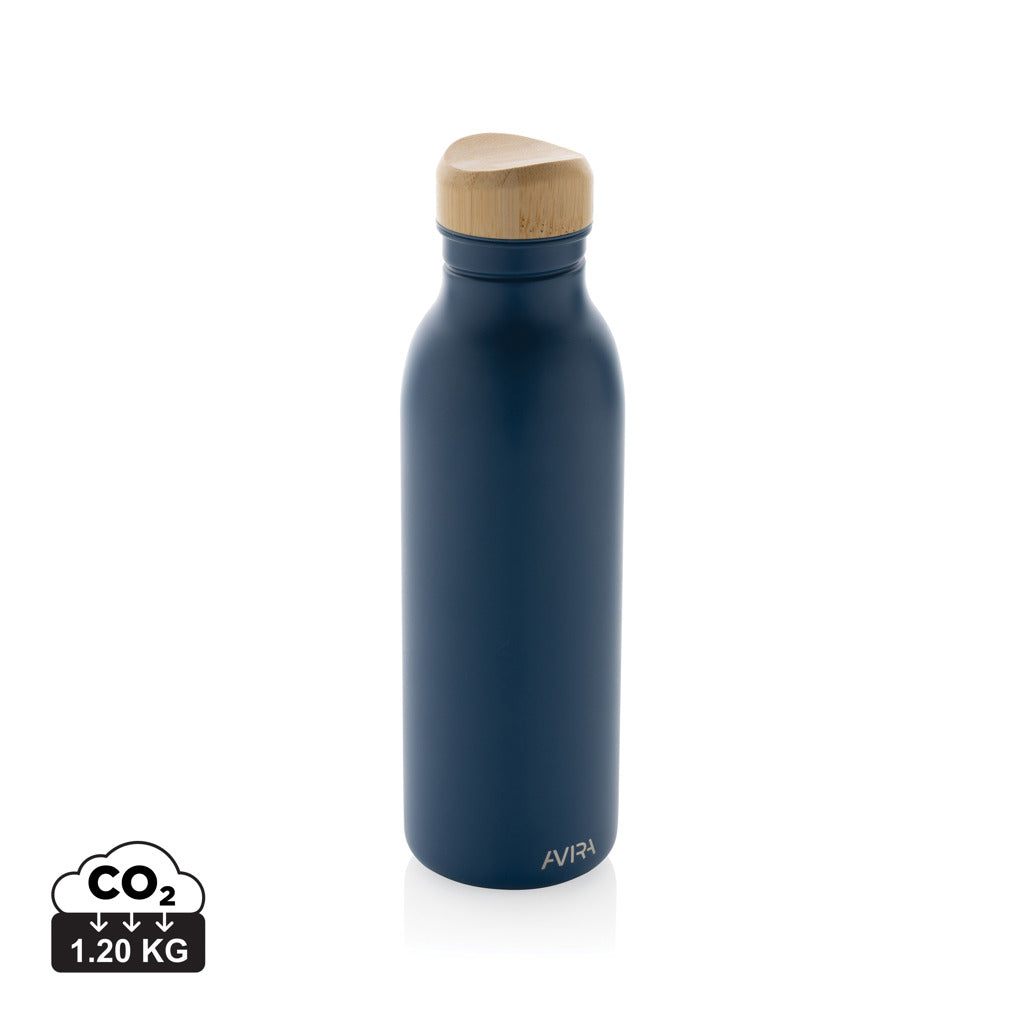 Avira Alcor 600ml Wasserflasche aus RCS rec. Stainless-Steel – navy blau