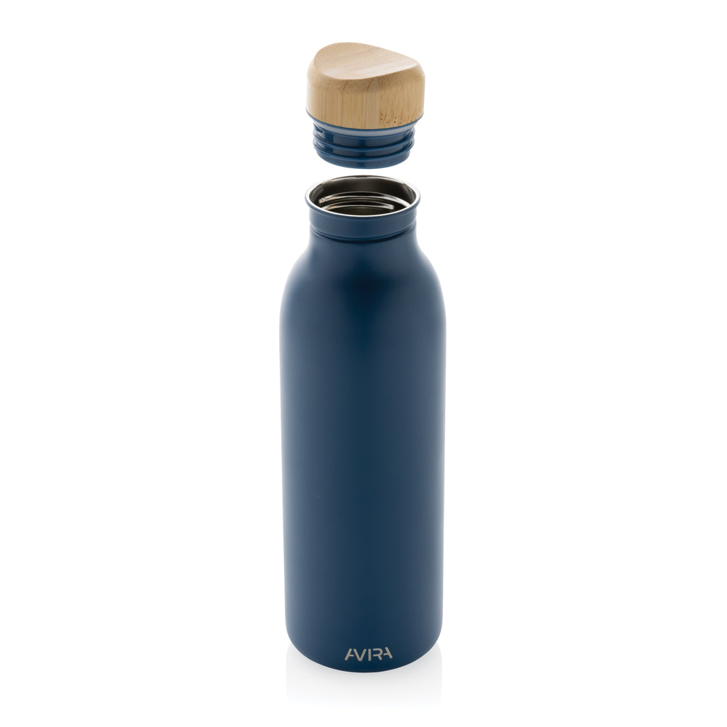 Avira Alcor 600ml Wasserflasche aus RCS rec. Stainless-Steel – navy blau