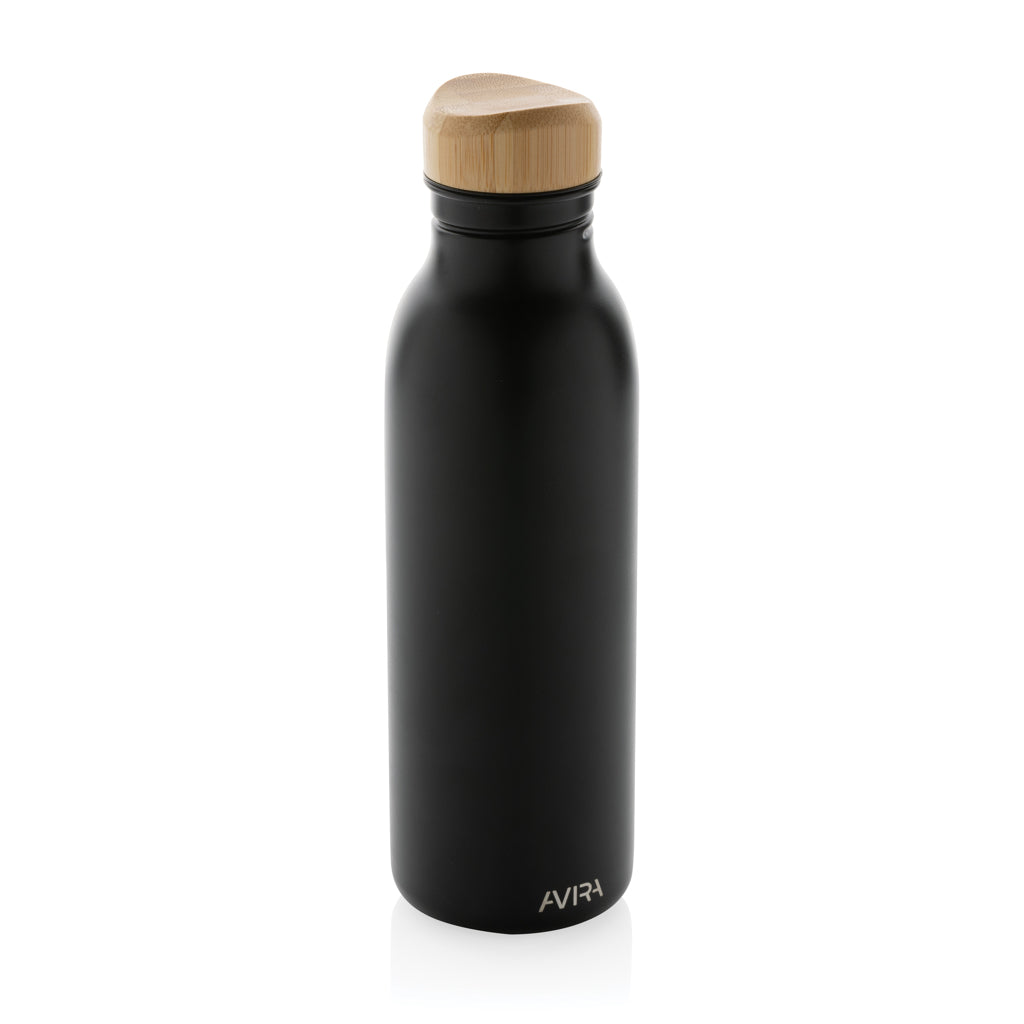 Avira Alcor 600ml Wasserflasche aus RCS rec. Stainless-Steel – schwarz