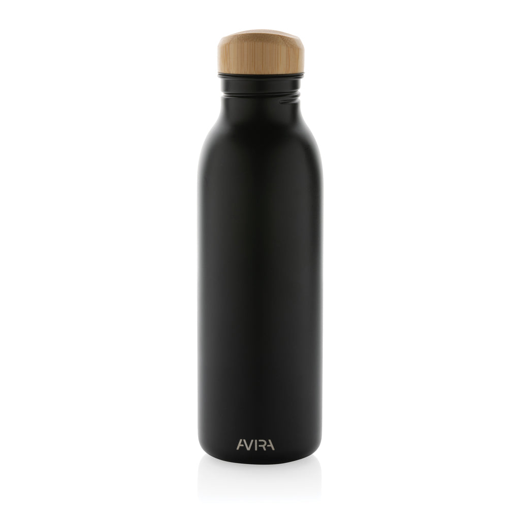 Avira Alcor 600ml Wasserflasche aus RCS rec. Stainless-Steel – schwarz