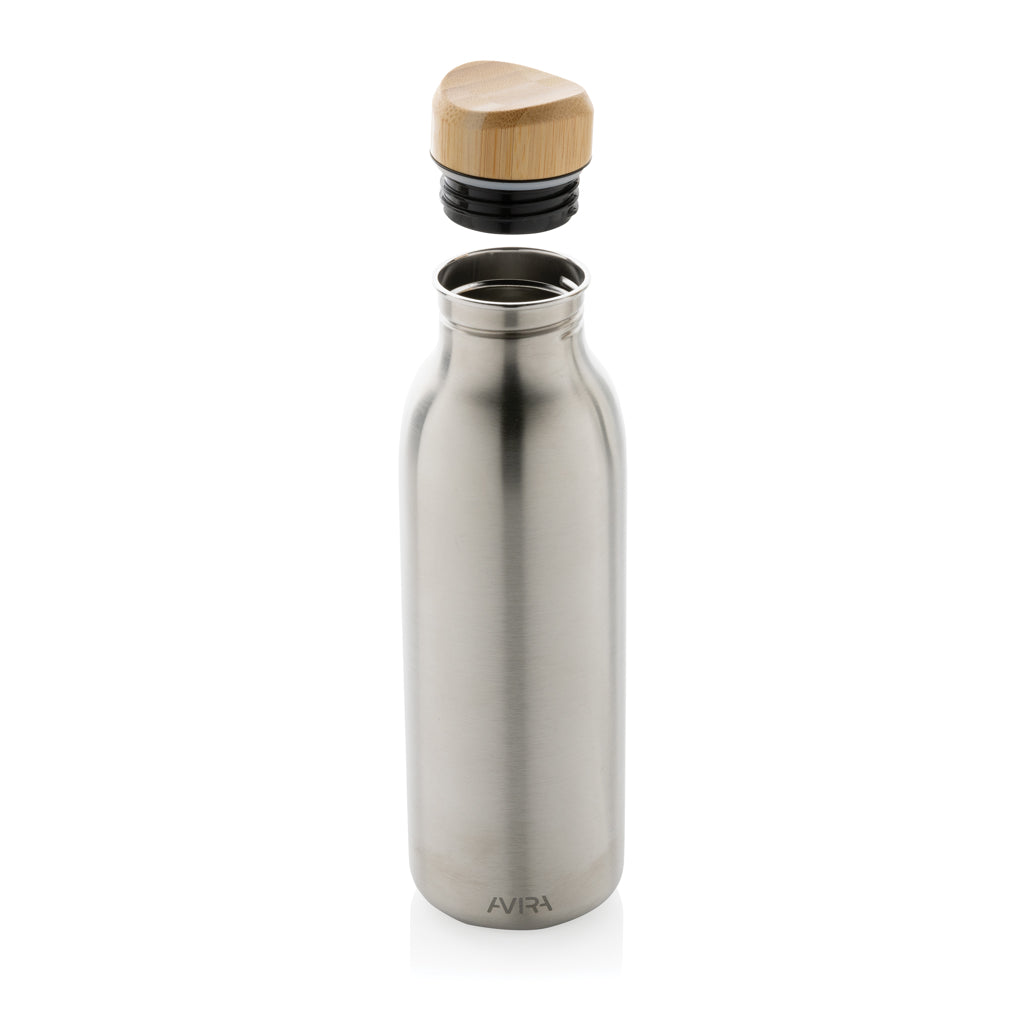 Avira Alcor 600ml Wasserflasche aus RCS rec. Stainless-Steel – silber