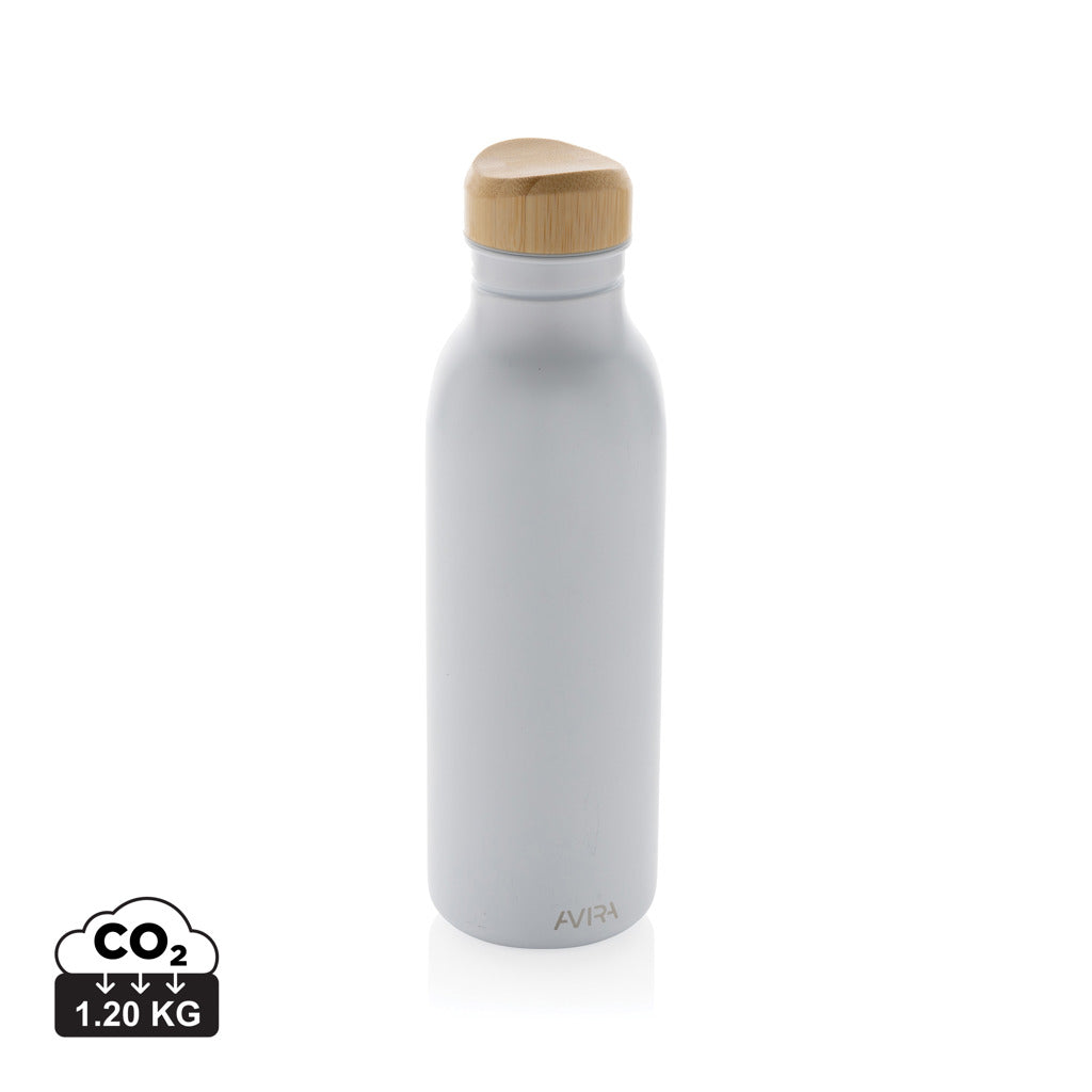 Avira Alcor 600ml Wasserflasche aus RCS rec. Stainless-Steel – weiß