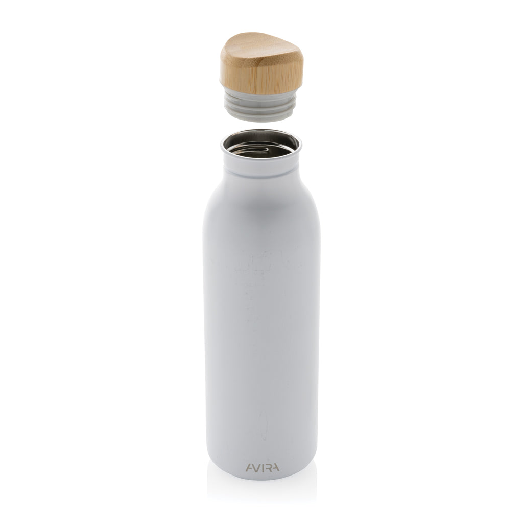 Avira Alcor 600ml Wasserflasche aus RCS rec. Stainless-Steel – weiß