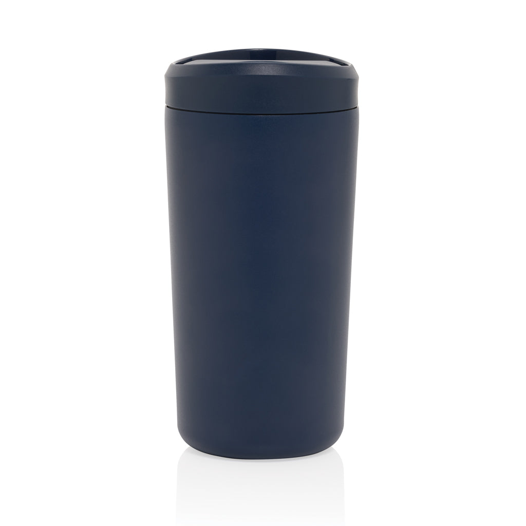 Avira Alix Klickbecher aus RCS rec. Stahl 400ml – navy blau