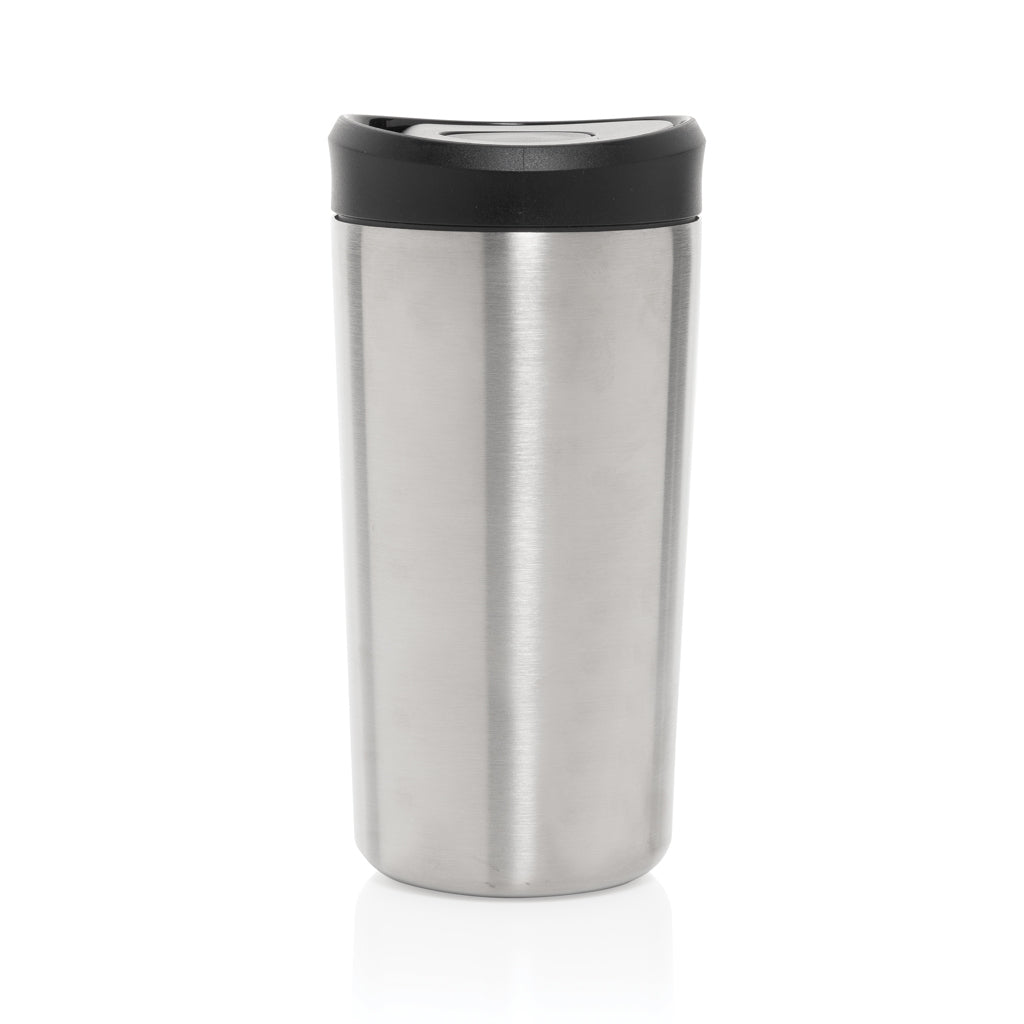 Avira Alix Klickbecher aus RCS rec. Stahl 400ml – silber
