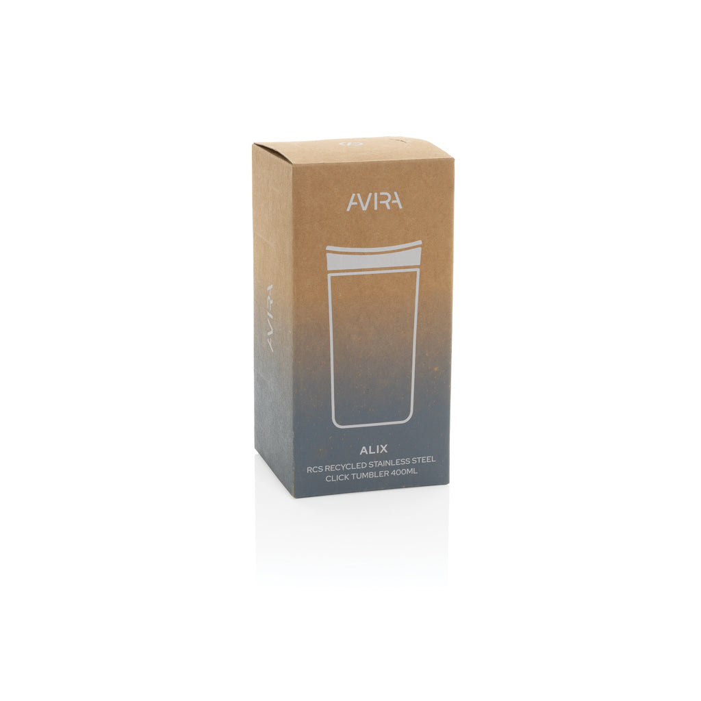 Avira Alix Klickbecher aus RCS rec. Stahl 400ml