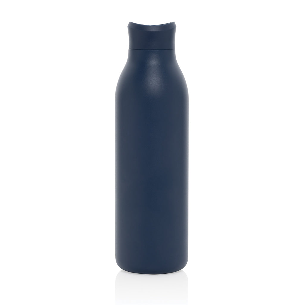 Avira Alok 360 Klick-Wasserflasche aus RCS rec. Stahl, 600ml – navy blau