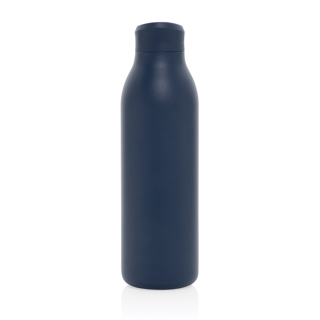 Avira Alok 360 Klick-Wasserflasche aus RCS rec. Stahl, 600ml – navy blau