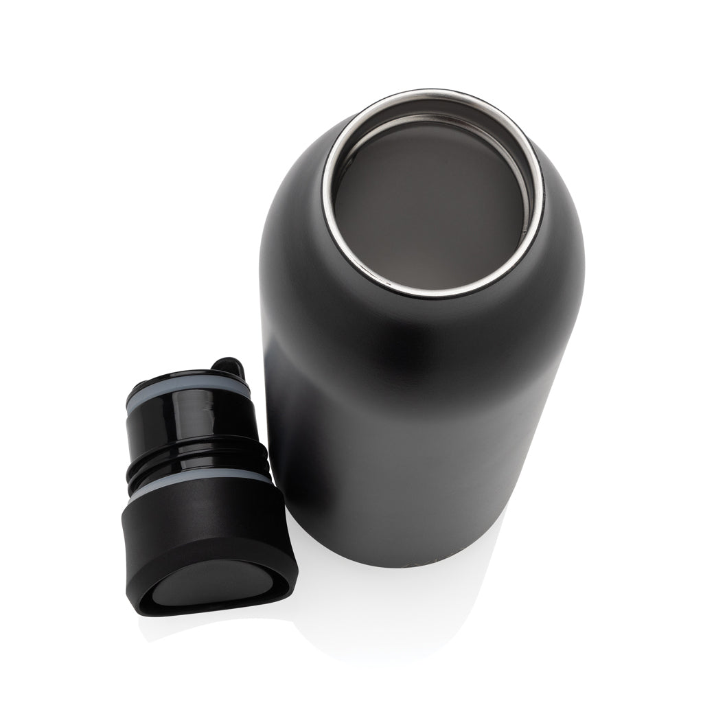 Avira Alok 360 Klick-Wasserflasche aus RCS rec. Stahl, 600ml – schwarz