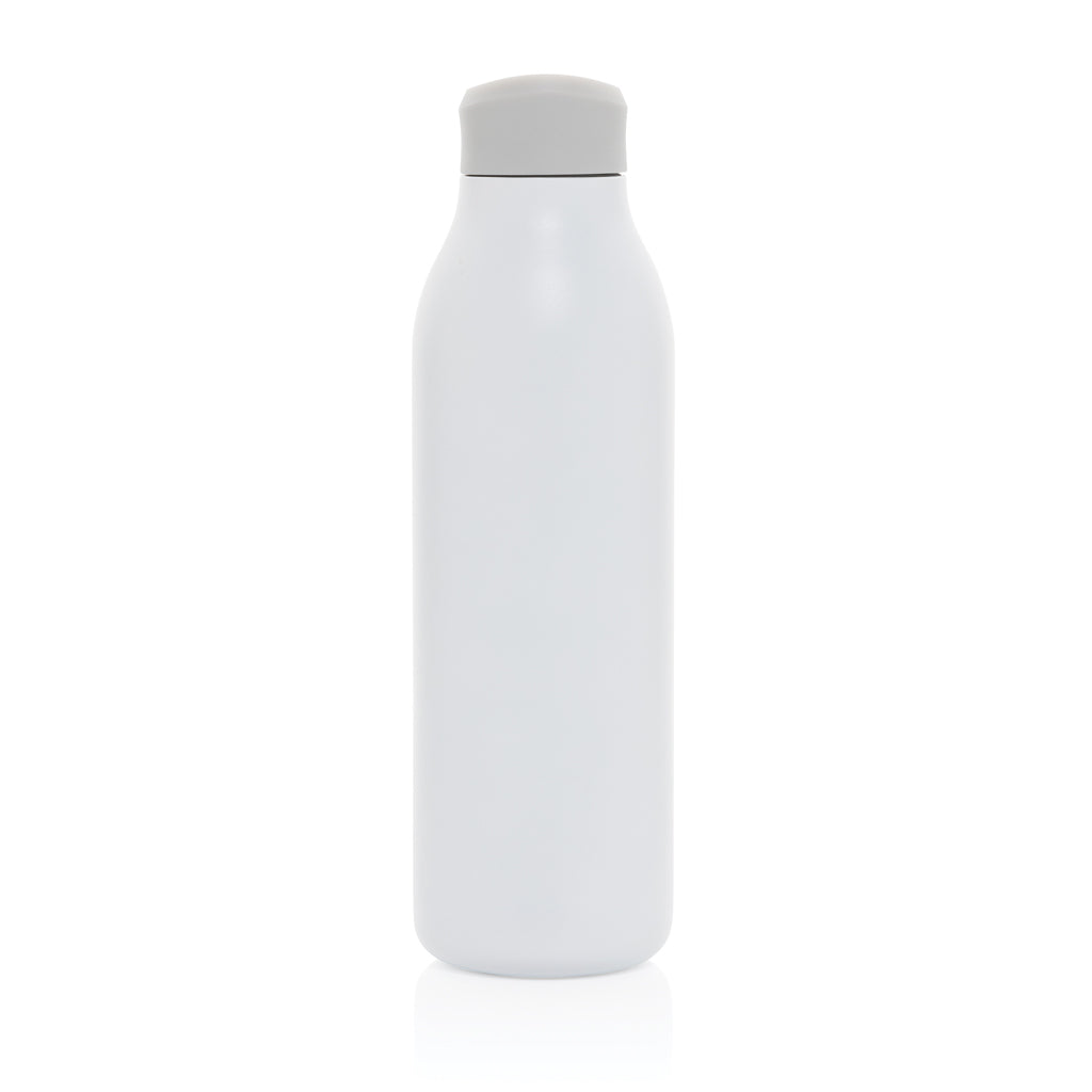 Avira Alok 360 Klick-Wasserflasche aus RCS rec. Stahl, 600ml – weiß