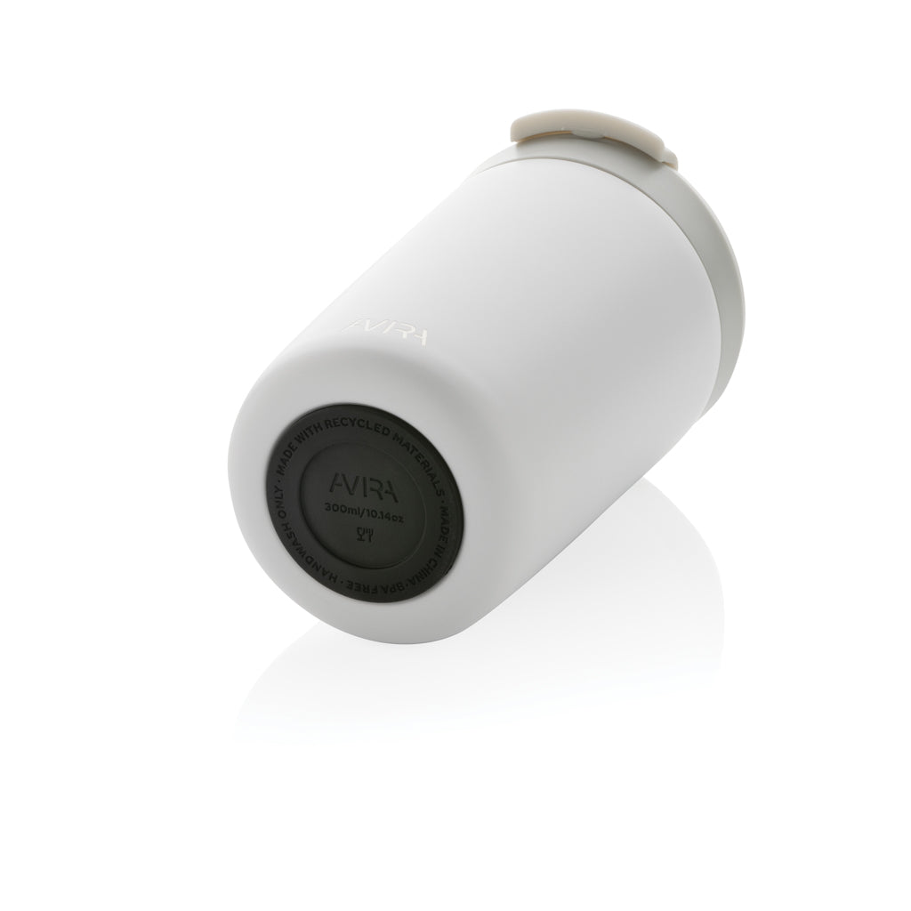 Avira Alya RCS recycelter Stainless-Steel Becher 300ml – weiß
