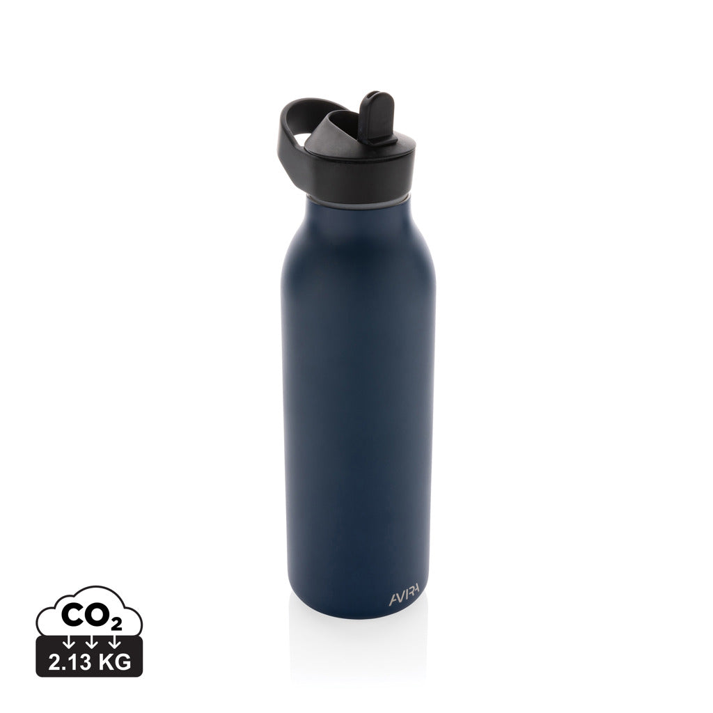 Avira Ara RCS Re-Steel Fliptop Wasserflasche 500ml – navy blau
