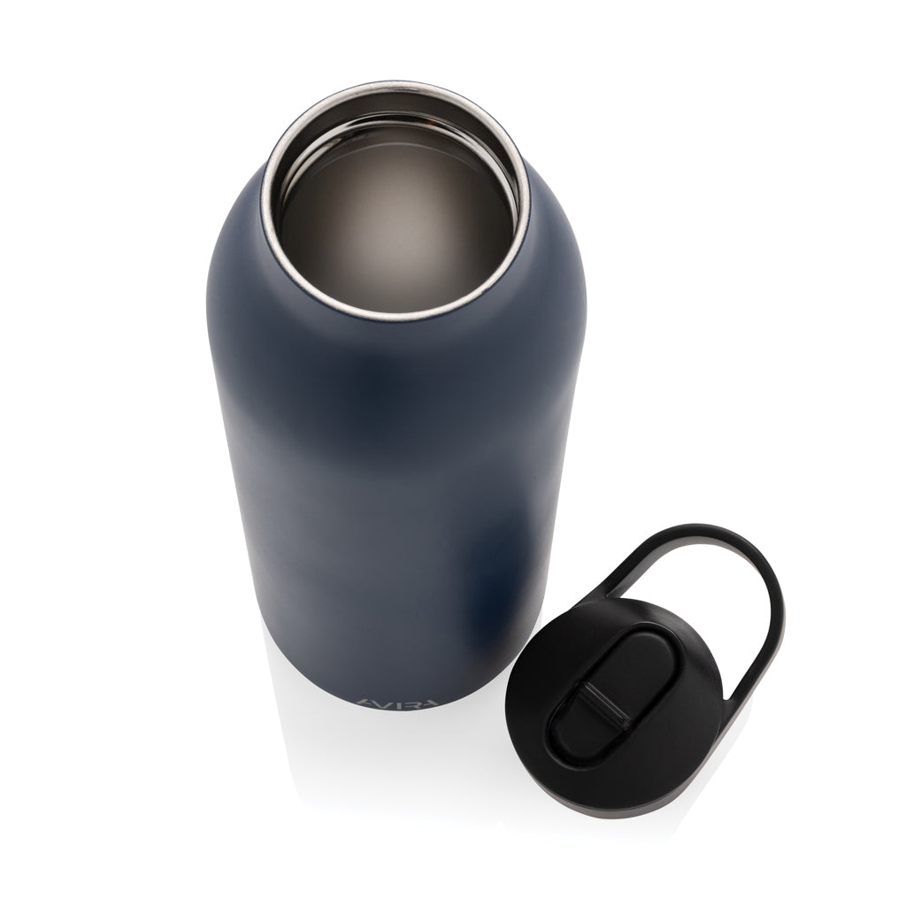Avira Ara RCS Re-Steel Fliptop Wasserflasche 500ml – navy blau