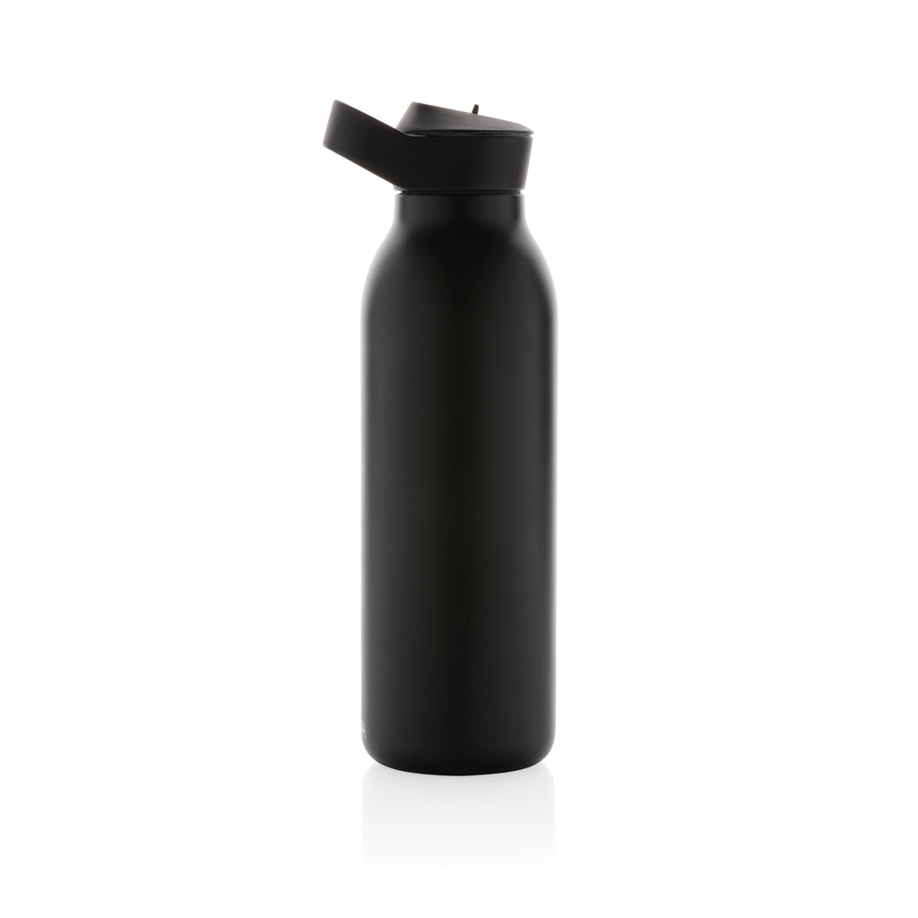 Avira Ara RCS Re-Steel Fliptop Wasserflasche 500ml – schwarz