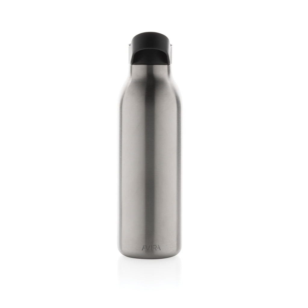 Avira Ara RCS Re-Steel Fliptop Wasserflasche 500ml – silber