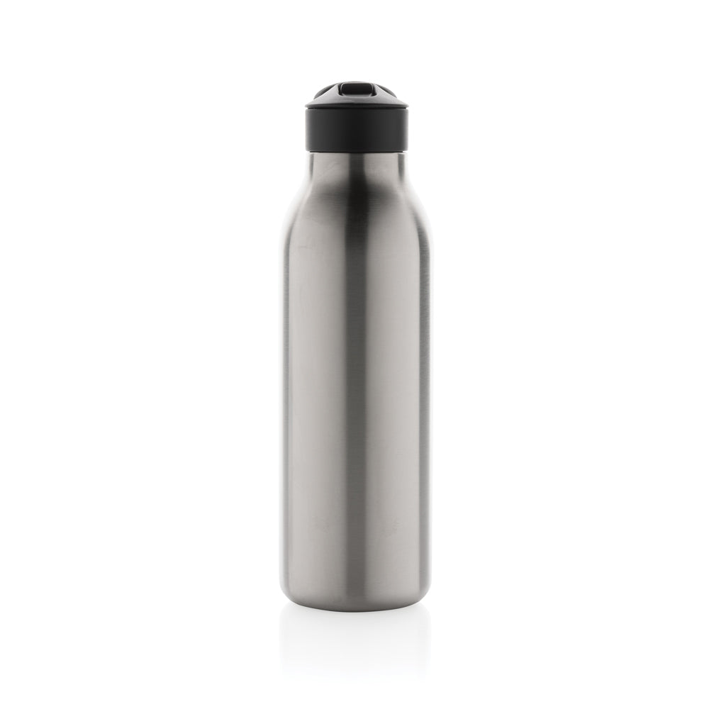 Avira Ara RCS Re-Steel Fliptop Wasserflasche 500ml – silber